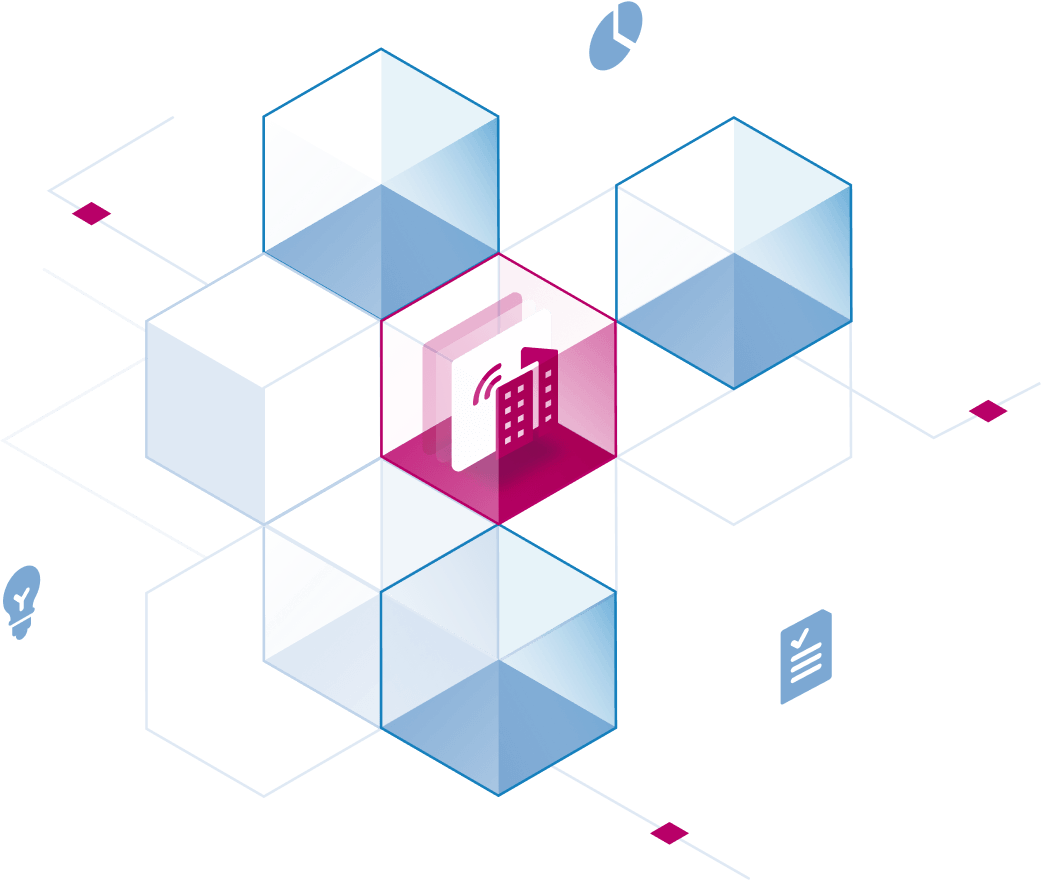 organism-urban-data illustration