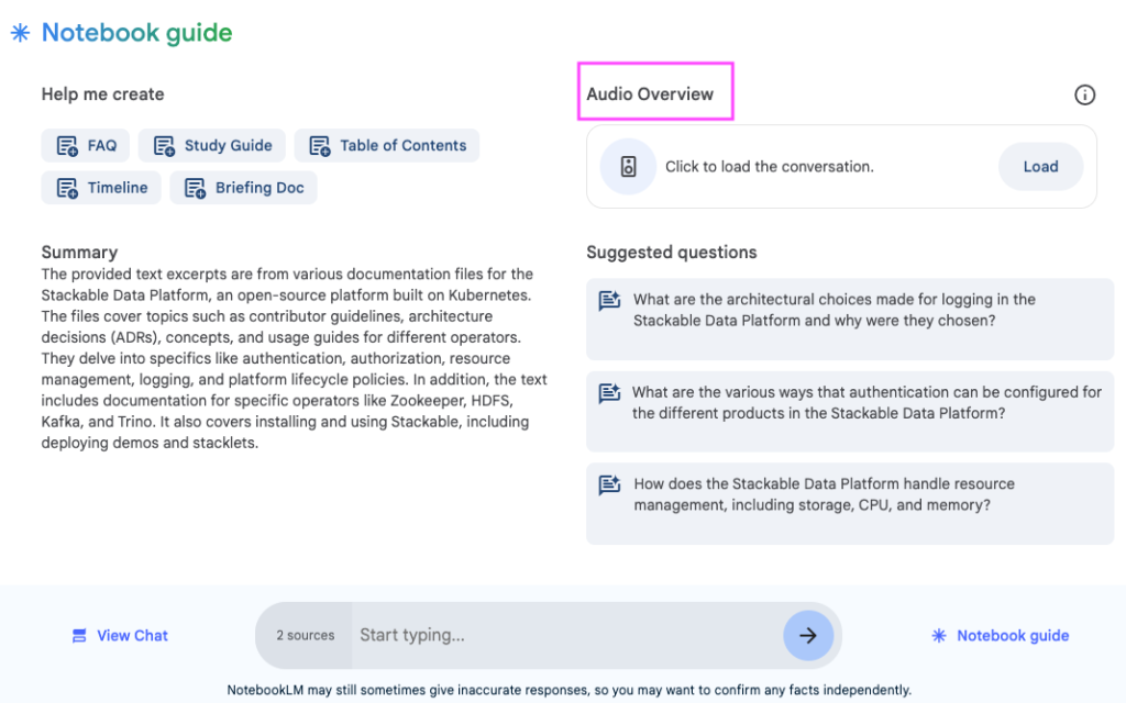 Stackable_NotebookLM_screenshot