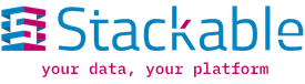 Stackable logo with tagline