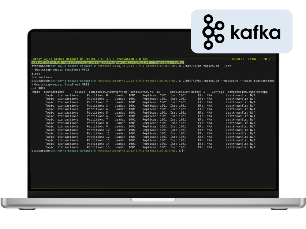 Kafka on the Stackable Data Platform