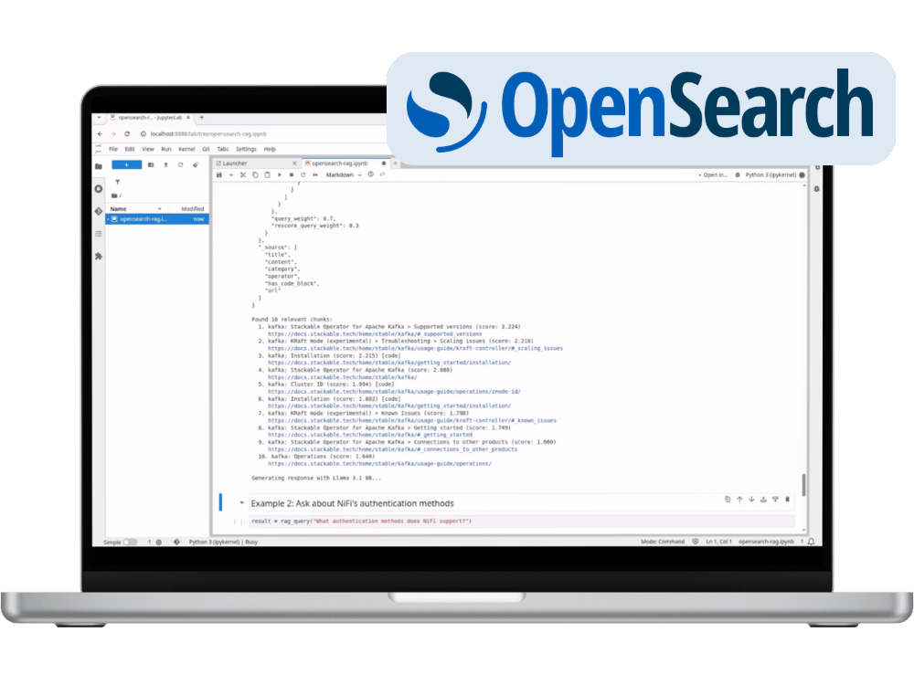 OpenSearch on the Stackable Data Platform